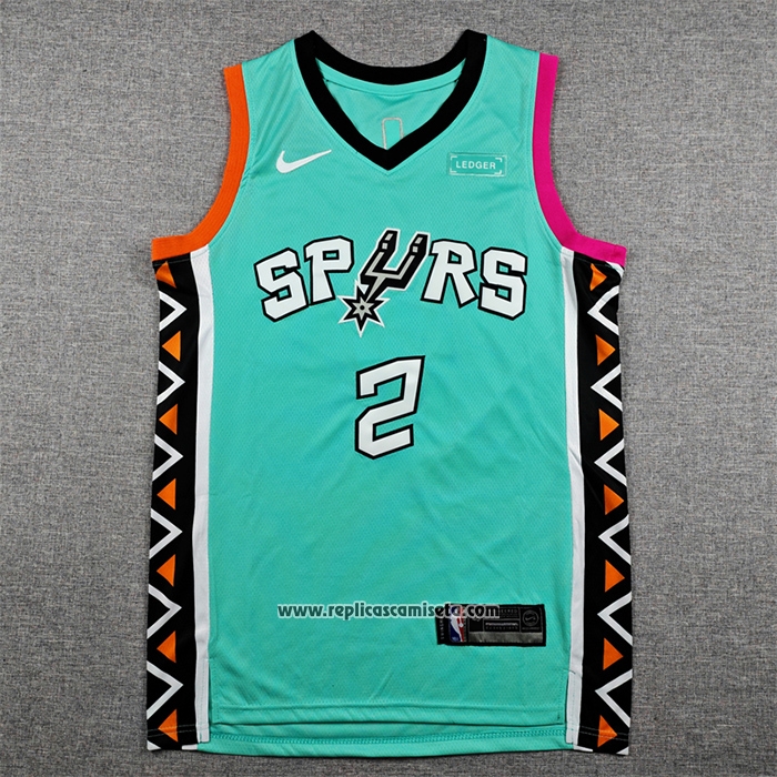 Camiseta San Antonio Spurs Dylan Harper NO 2 Ciudad 2022-23 Verde
